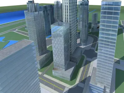 Office Building 3D model 198