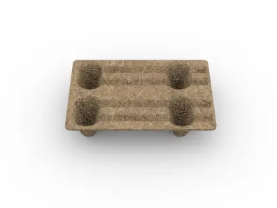 Display pallet  Low-poly 3D model