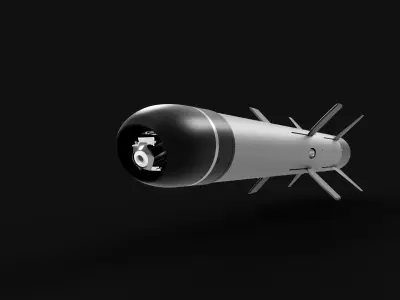 Akeron MP - MMP - Anti-tank missile system 3D model