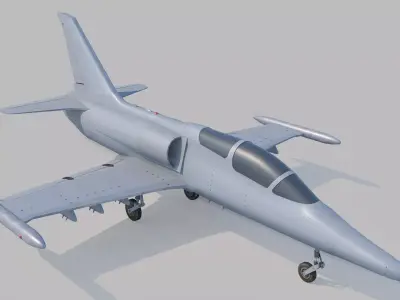 Military Aircraft  Low-poly 3D model
