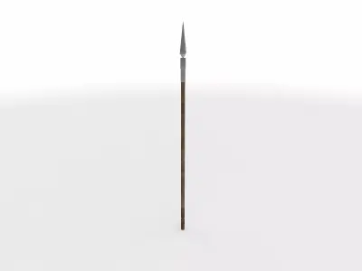 Pole weapon 02 3D model