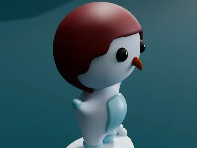 Cartoon Penguin 3D model purchase