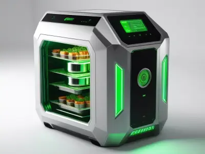 Futuristic Bio Cultivator Device 3D model