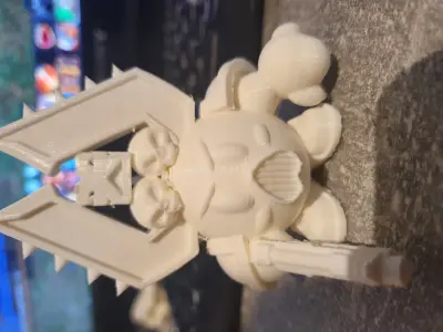 Kirby as Chaos Space Soldier Free 3D print model