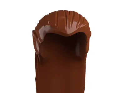 Custom3Dprint Minifigure Accessory - Minifigure Hair S2 - 023 3D print model