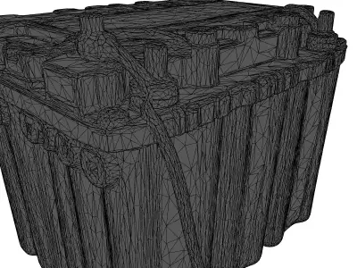 Industrial SciFi Power Cell 3D model