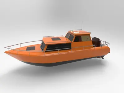 Pilot boat b 3D model