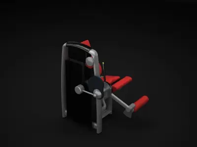 Leg Extension Machine 3D model purchase