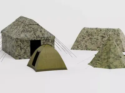 -Tents- 3D model