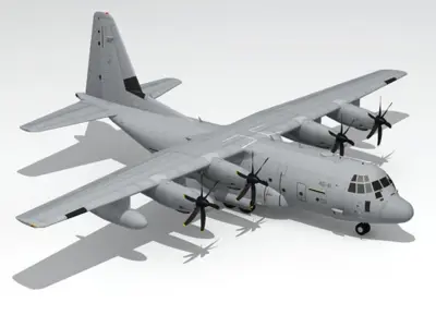 C-130 J 3D model
