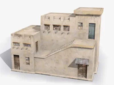 Arab x29 Low-poly 3D model