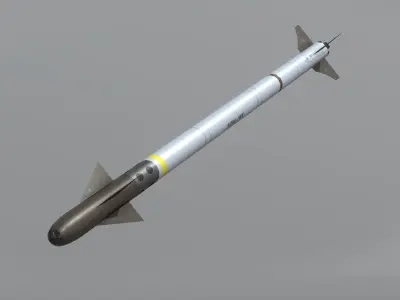 America Air to Air Missiles Low-Poly PBR 3D Model Pack
