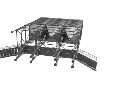 Grain Silo  3D model