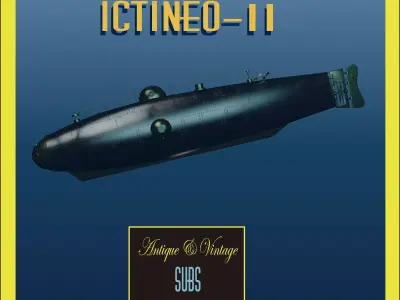 Ictineo submarine 3D model