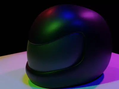 helmet Free low-poly 3D model buy