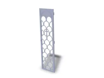 Church window protection 3D model