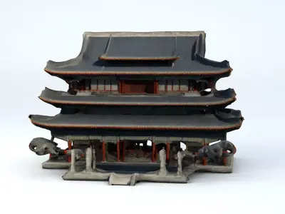 Ancient Chinese Building 1 3D model