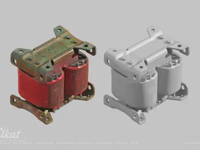Elkat Electric Coil Scan 3D model