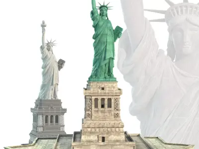 Statue of Liberty 3D model by mrRID