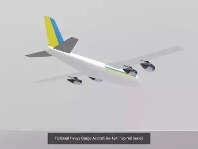 IP-Free Cargo Plane Pack Mesh and NURBS CAD included