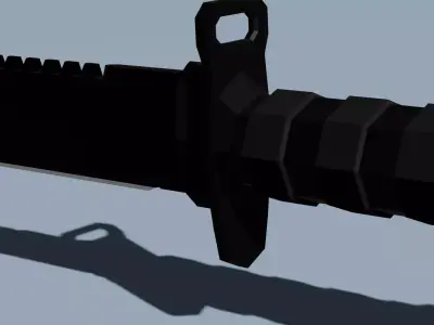 CUCHILLO DE SUPERVIVENCIA LOW POLY Free low-poly 3D model