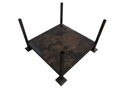 Stillage storage Low-poly 3D model Low-poly 3D model