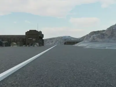 Military Air Base 3D model