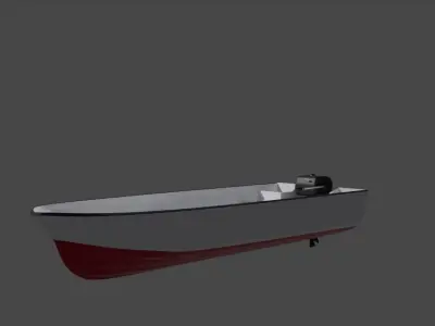 Motor Boat 3D model purchase