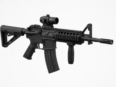 3dmodel machine gun 3D model