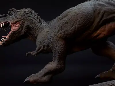 dinosaur Tyrannosaurus Rex 3d model Low-poly 3D model