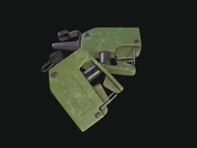 Detonator M57 Low-poly 3D model