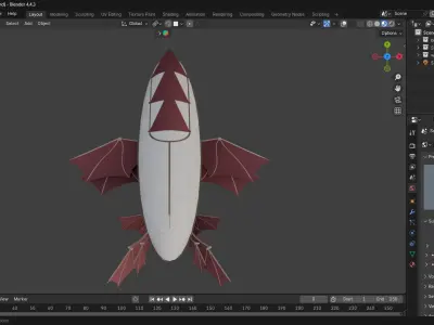 Air Ship 3D model