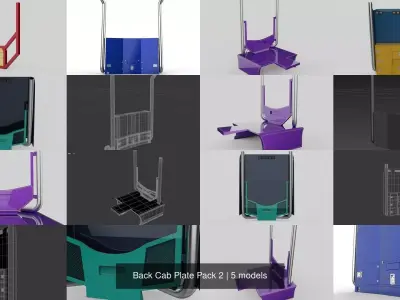 Back Cab Plate Pack 2