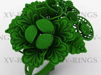 NEW TURKISH RING XV-03 3D print model