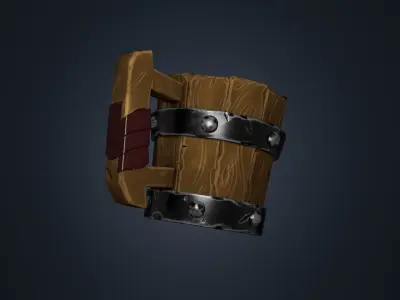 Stylized Cup Low-poly 3D model