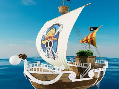 going merry 3D model purchase
