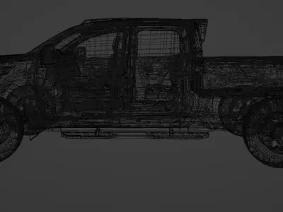 Nissan Pick-Up truck 3D model