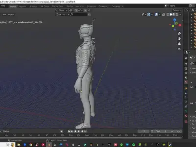 Iron Man Robot Remake Glowing Suit Low-poly 3D model