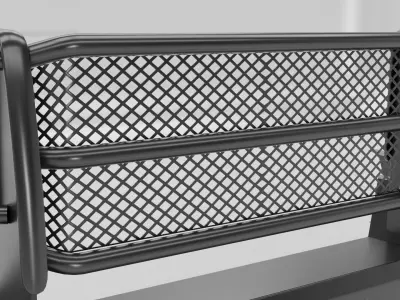 BUMPER  FRONT TYPE WARRIOR FOR GMC TRUCK 3D model