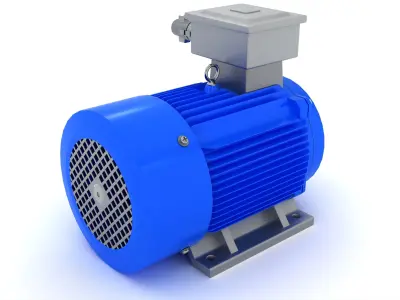 Electric Motor Generator 3D model