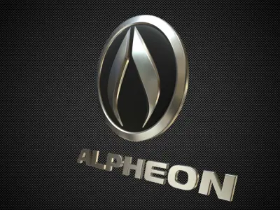 alpheon logo 3D model