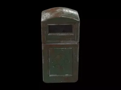 Trash can 03 3D model by ADMeR