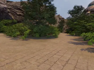 Ancient Desert Settlement 3D model