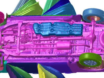 Toyota Tundra 4X4 Limited Crewmax 2021 Vehicle 3d scan model 3D model