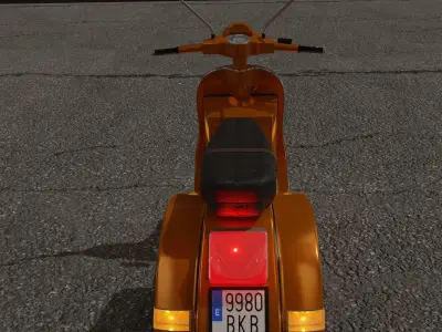 Vespa PX 125 3D model buy