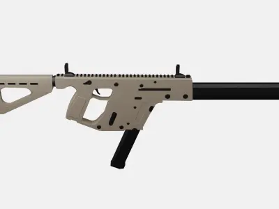 Kriss Vector Low-poly 3D model 5