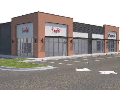 Retail-185 Retail Store 3D model purchase