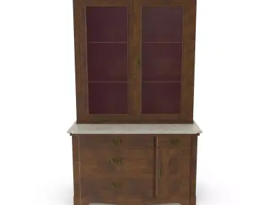 Antique Cabinet A 3D model