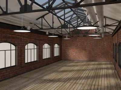 Loft Office 3D model purchase