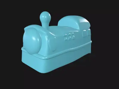 Toy Train and keychain 3D Printing ready 3D print model